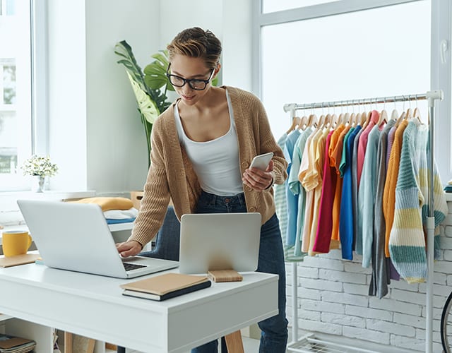 mental wealth woman shopping